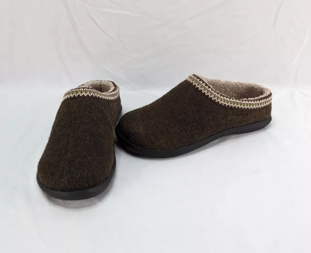 L.L. Bean Womens Brown Slip-On Nordic Comfort Slipper Clog Size 9 Medium