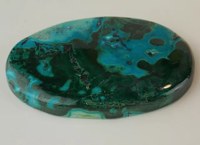 MALACHITE and CHRYSOCOLLA LARGE OVAL - 159 carats / 57 x 40 mm - CONGO 24941