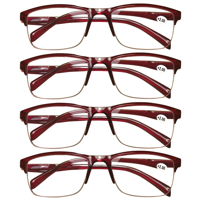 Lunettes De Lecture Grossissantes - Cadre Rond Style 'Trou De Serrure' - Charnière à Ressort - Unisexe