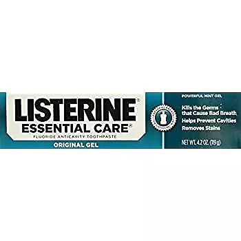 Essential Care Fluoride Toothpaste Gel-Mint-4.2 oz, 2 pk