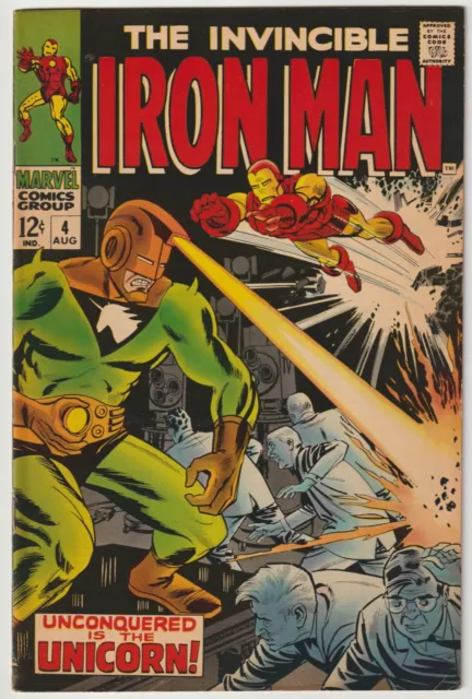 Invincible Iron Man  #4   (Marvel 1968)     VFN