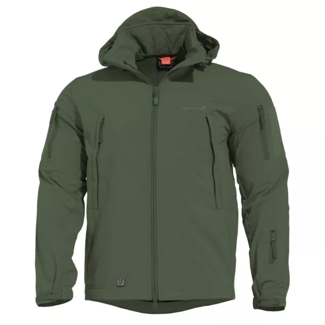 PENTAGON Giacca Giubbotto uomo militare Soft Shell ARTAXES Jacket Olive