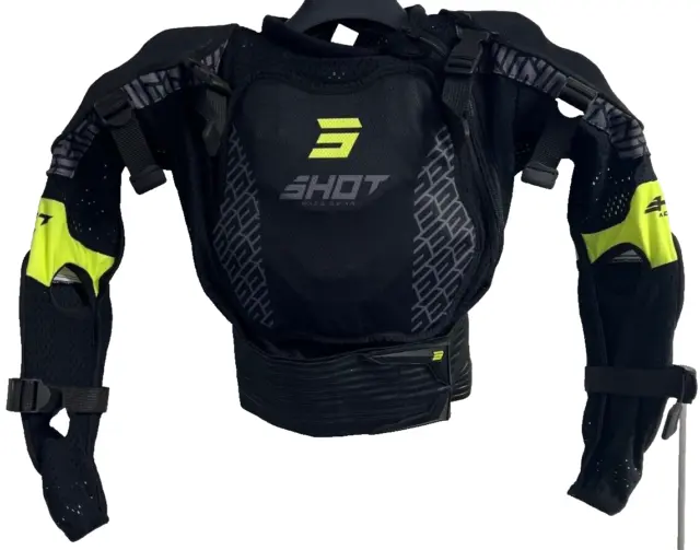 SHOT BODY ARMOUR KINDER OPTIMAL JUGEND KLEIN SCHWARZ/GRAU Ex-Display