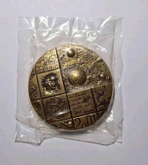Médaille En Bronze – Calendrier De L’an 2001 – Monnaie De Paris
