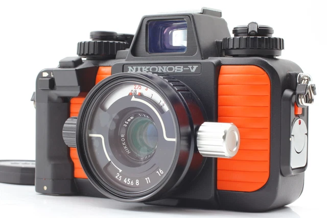 NEAR MINT] NIKON Nikonos V 35mm F/2.5 Orange Underwater Camera