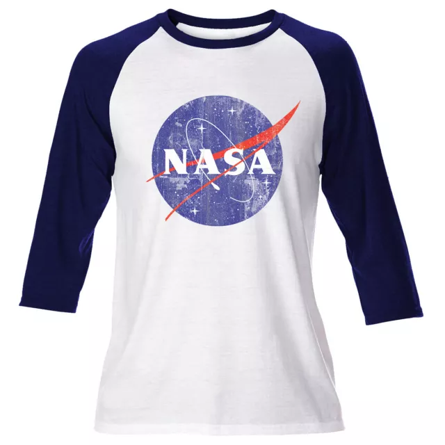 Rétro Hommes Nasa Logo T-Shirt Vintage Classique Spiderman Style