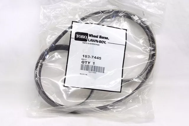 New Genuine Oem Toro Part #103-7445 V-Belt For Toro  Z Master Lawn Mowers