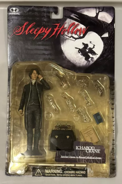 1999 6" Sleepy Hollow Ichabod Crane Johnny Depp Action Figure McFarlane Toys