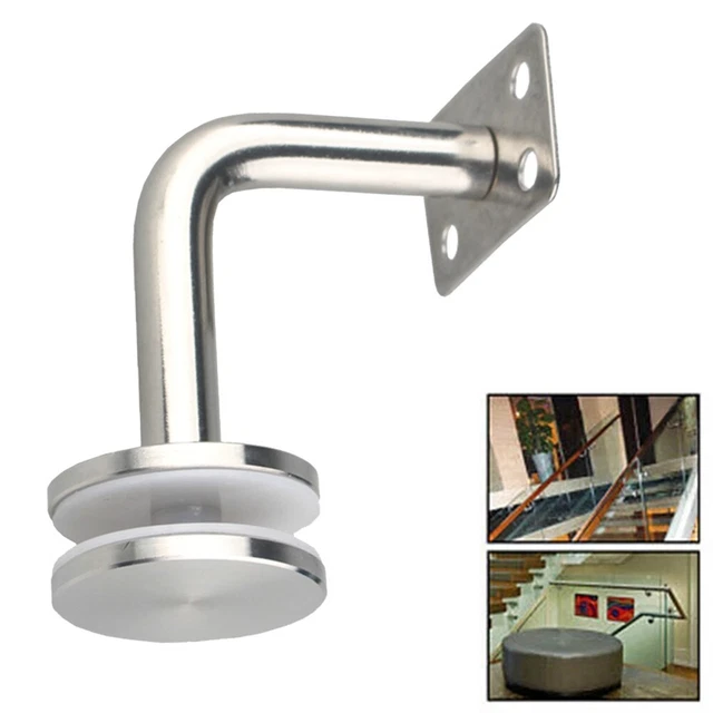 Éscalier Rampe brackets Éscalier Argent Acier Inoxydable Stylé Pratique