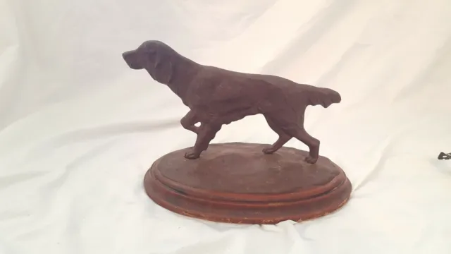 Vintage Irish Setter Dog Bronze