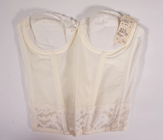 Originale Vintage Vassarette Donna Bustino Shapewear Busto Lingerie Taglia 70 B