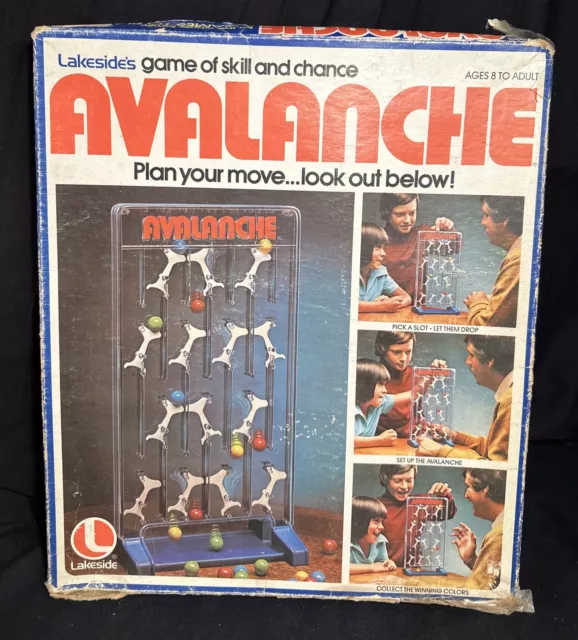 AVALANCHE Marble Drop Game Of Skill Chance Family Game Night Lakeside