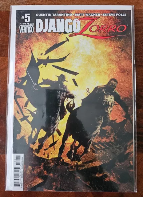 Django Zorro #5 By Quentin Tarantino Jae Lee Variant A Vertigo Dynamite 2015