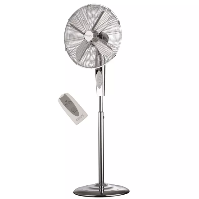 Standing Fan Oscillation Timer Floor 130cm 3 Speeds Swivel 60W Remote Control