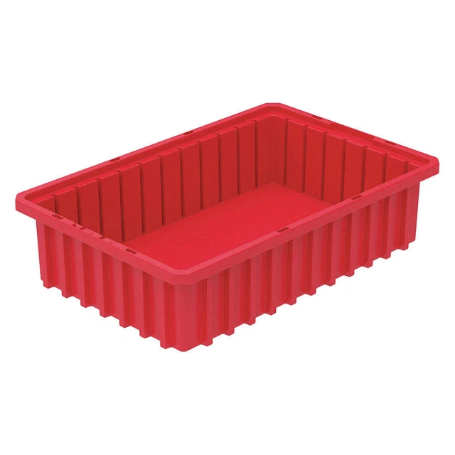 AKRO-MILS 33164RED Divider Box,Red,Polymer,18