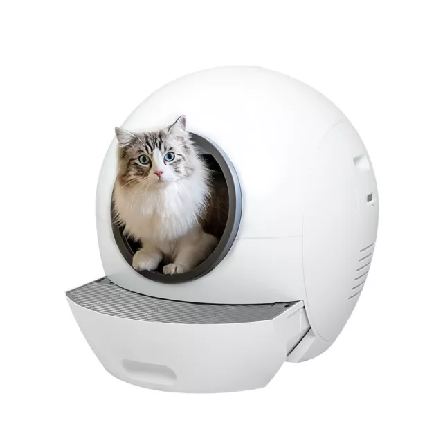 Pawz Automatic Smart Cat Litter Box Self-Cleaning Enclosed Toilet UV Sterilize