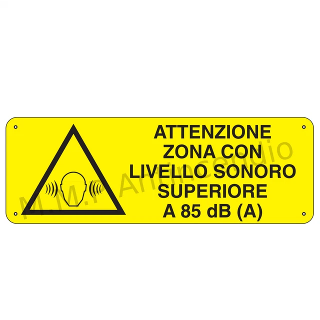 Cartello segnaletico in alluminio - 20x30 cm - Estintore | Lombardi Scuola