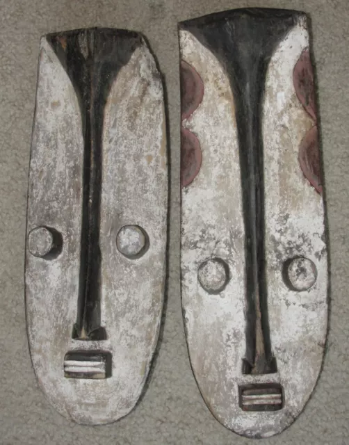2 Old African Dan Gere Tribal Mask Grebo Kran Wee Wi  Art Baule Kwele Gabon 4