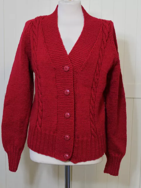 1940/50s Womens hand Knitted Cardigan WW2 Land girl reenactment World War Two