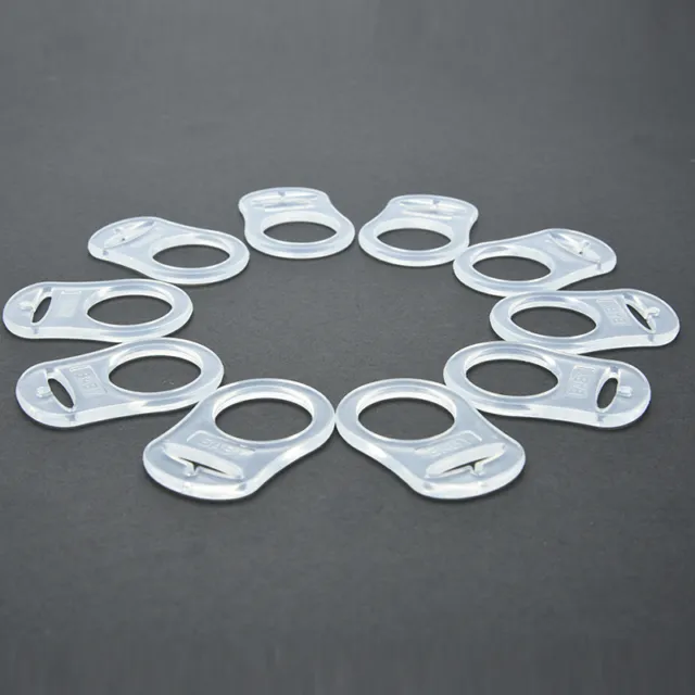 4x Silicone Ring Button Pacifier Holder Clip Dummy Adapter For MAM Style ▲ч 3