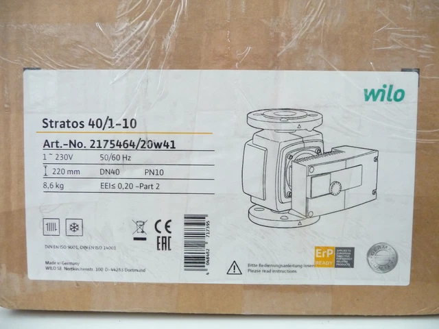Pompe de Surface Wilo Medana CH1-L 404-1 Inox 304 de 0,35 à 6,5 m3/h