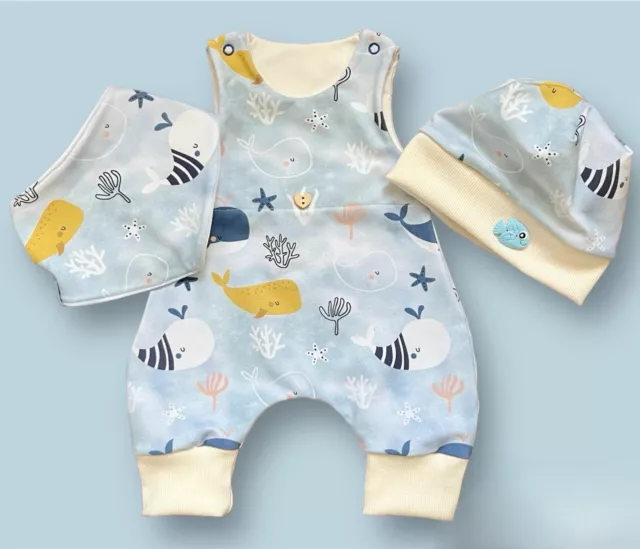 Stramplerset Neu Strampler Baby Jungen Mädchen Größe 50/55 Erstlingsset