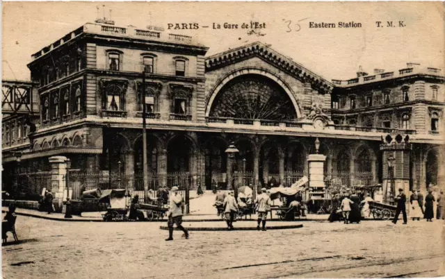 CPA AK PARIS (10e) La Gare de l'Est (563825)