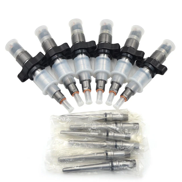 6 Set OEM Fuel Injector Rails For 04-09 Dodge Ram 5.9L Diesel | Part # 0445120238 | 3-Year Warranty
