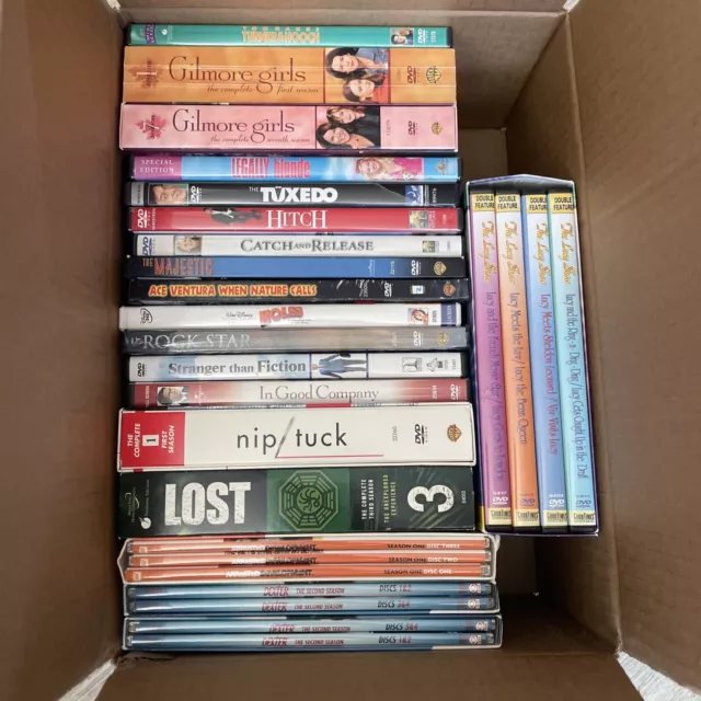 DVD Lot of 26 Movies seasons sets comedy adventure chick flicks lot E32623