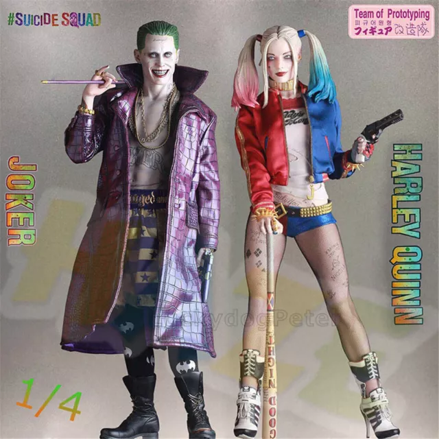 Crazy Toys Selbstmordkommando Joker Harley Quinn 1/4 Figur Modell 43cm PVC