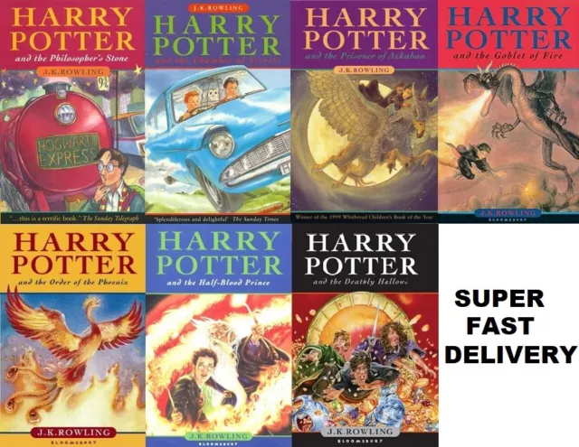 Harry Potter Book Series - Paperback Buy 1 or Bundle Up - Fast Delivery