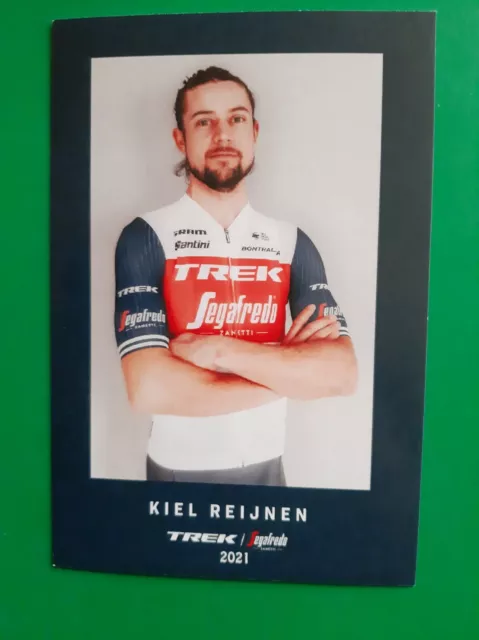 CYCLISME carte cycliste KIEL REIJNEN équipe TREK SEGAFREDO 2021