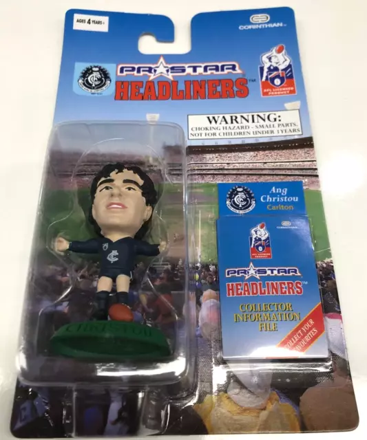 1997 Prostar AFL Headliner Figurine ANG CHRISTOU-CARLTON x 1