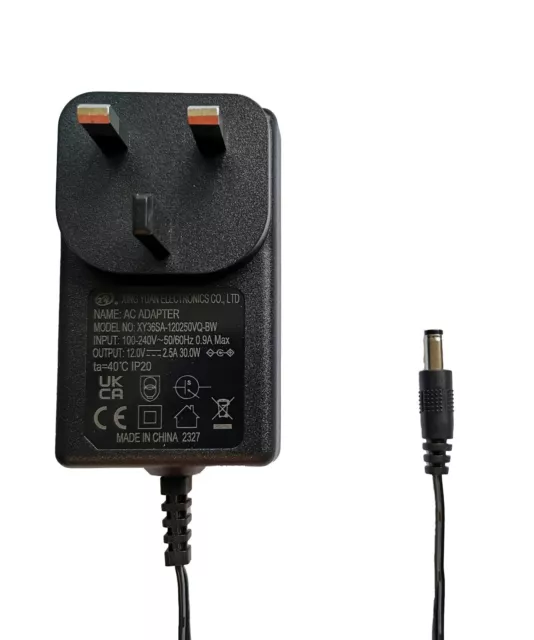 Replacement for 12V 2.2A AC-DC Adaptor Power Supply Charger