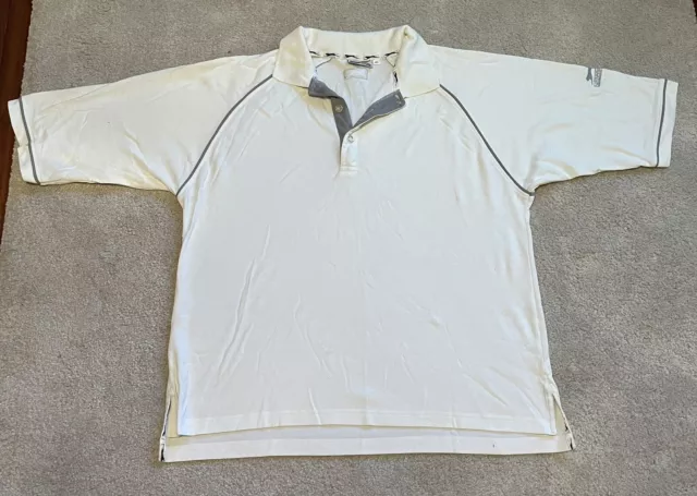 Slazenger Mens Cream Cricket Top, Size XL