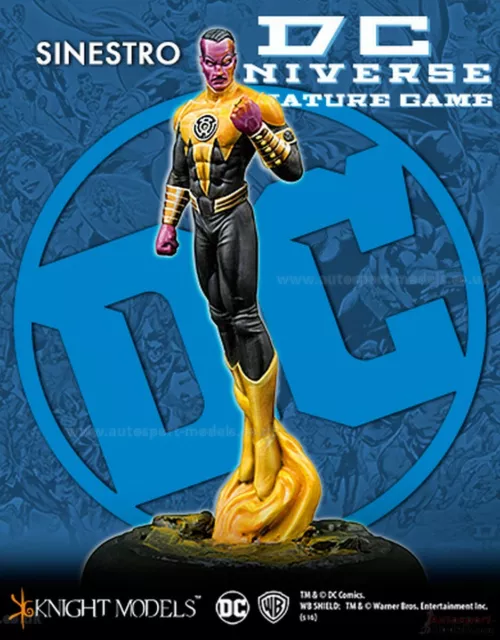 Sinestro ~ 35mm Batman Miniatures Game Figure by Knight Models 3