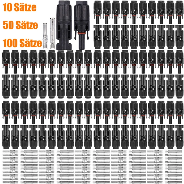 Set Cavo Solare 6mm 5mt Rosso E 5mt Nero Con Connettori - Foto 8