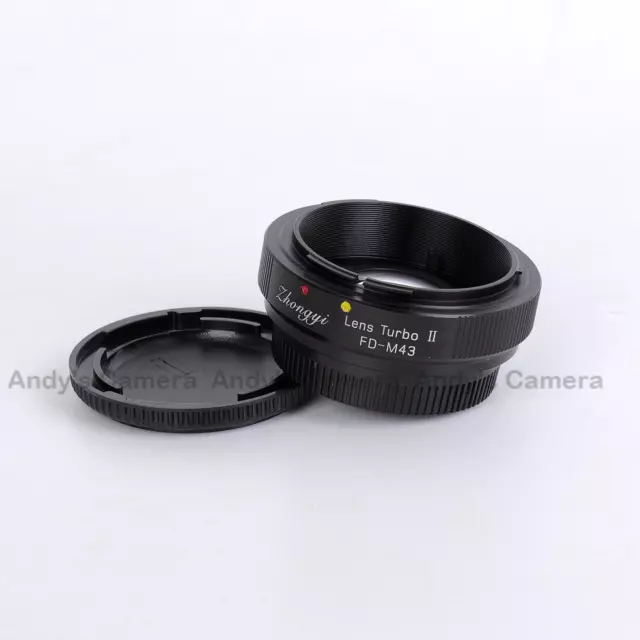 Zhongyi Lens Turbo II Focal Reducer Booster Adapter Canon FD to Micro 4/3 M4/3