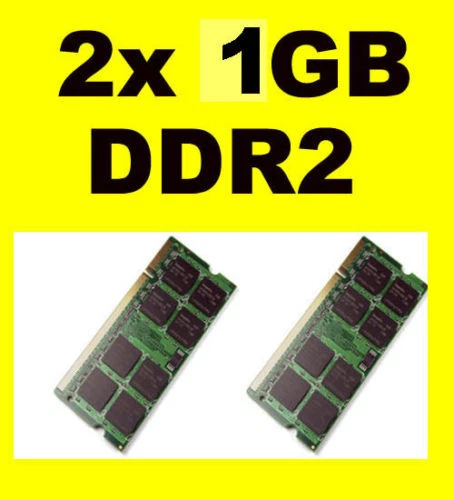 Mémoire RAM 2x2Go (4Go) DDR2 667Mhz SO-DIMM Pour Portable HP Compaq 8710p - Marque Samsung - Neuf D'origine