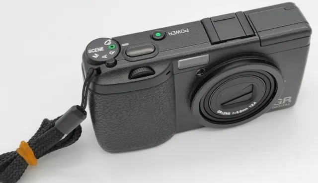 RICOH Digital Camera GR Black DIGITAL W/ Battery x 2set From Japan [Excellent] 3