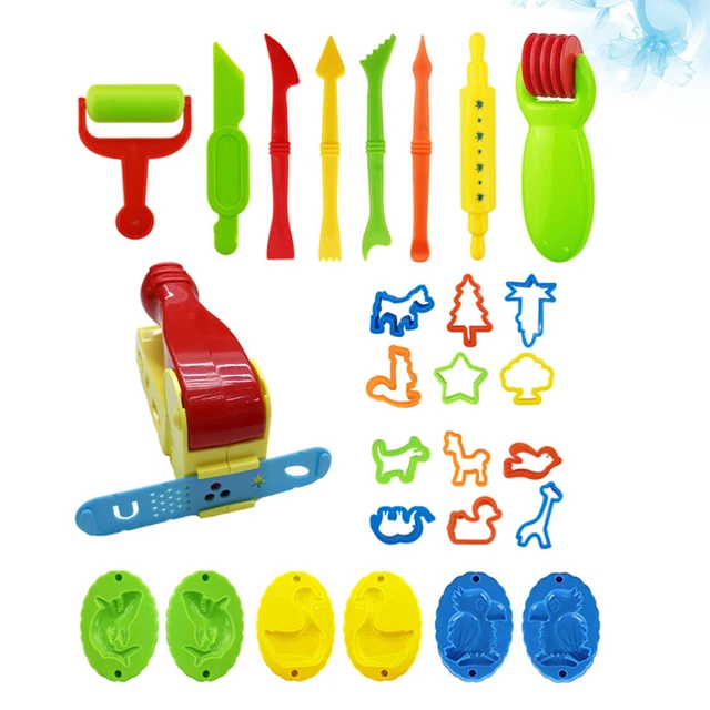 1 juego / 30 piezas DIY Plasticine Mould Kit juguete infantil divertido Plasticine Mou
