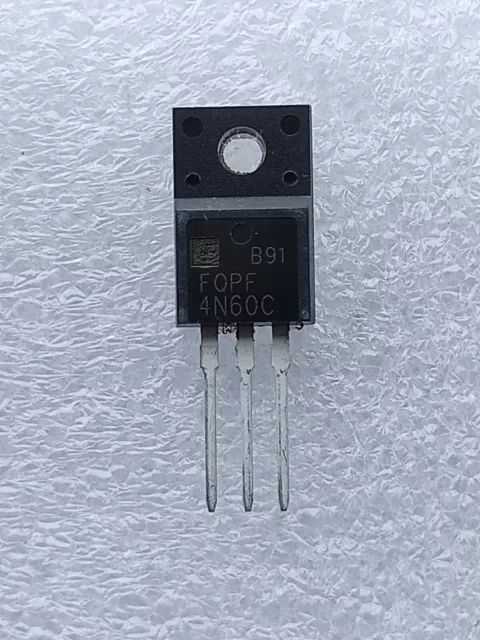 transistor MOSFET FQPF4N60C / 4N60C TO-220F IC standard Circuits Intégrés .B81.6