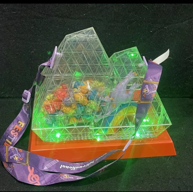 DISNEY FESTIVAL OF The Arts 2024 Figment Light Up Popcorn Bucket New