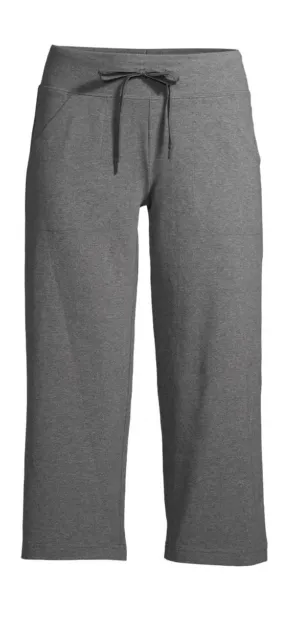 Athletic Works Relaxed 2-Pocket Capris w/Drawstring ~ Grey ~ Size Large (12-14)