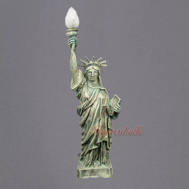 New York Freiheitsstatue Liberty Stein Optik Figur Dekofigur Lampe Stehlampe neu