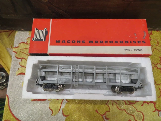 Train électrique lot de 5 wagons à essieux JOUEF HO 1/87ième - Jeux & Jouets