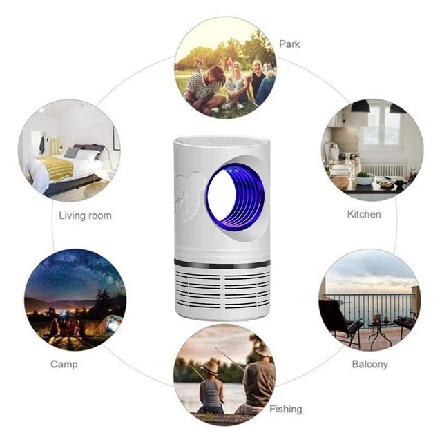 Electric USB Insect Mosquito Killer Bug Zapper Fly Trap LED Catcher Lamp T4T3