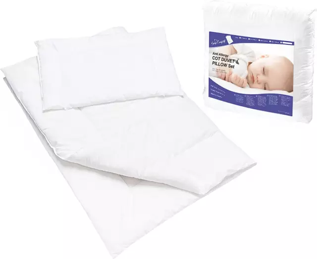 Juego de edredón y almohada Baby Comfort 120x90 cm para cuna