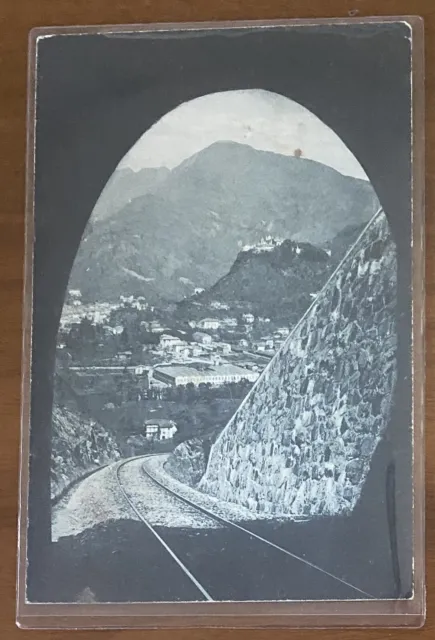 Varallo Valsesia-visto dalla galleria dello Scopletto fp,vg 1920-30.