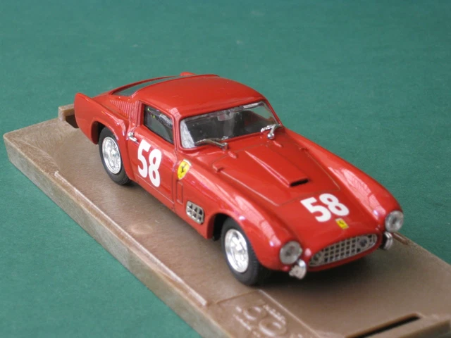 Miniature Ferrari 250 GT 1957 Rouge - Top Model B 1/43 - Très Bon état Avec Boîte Vitrine